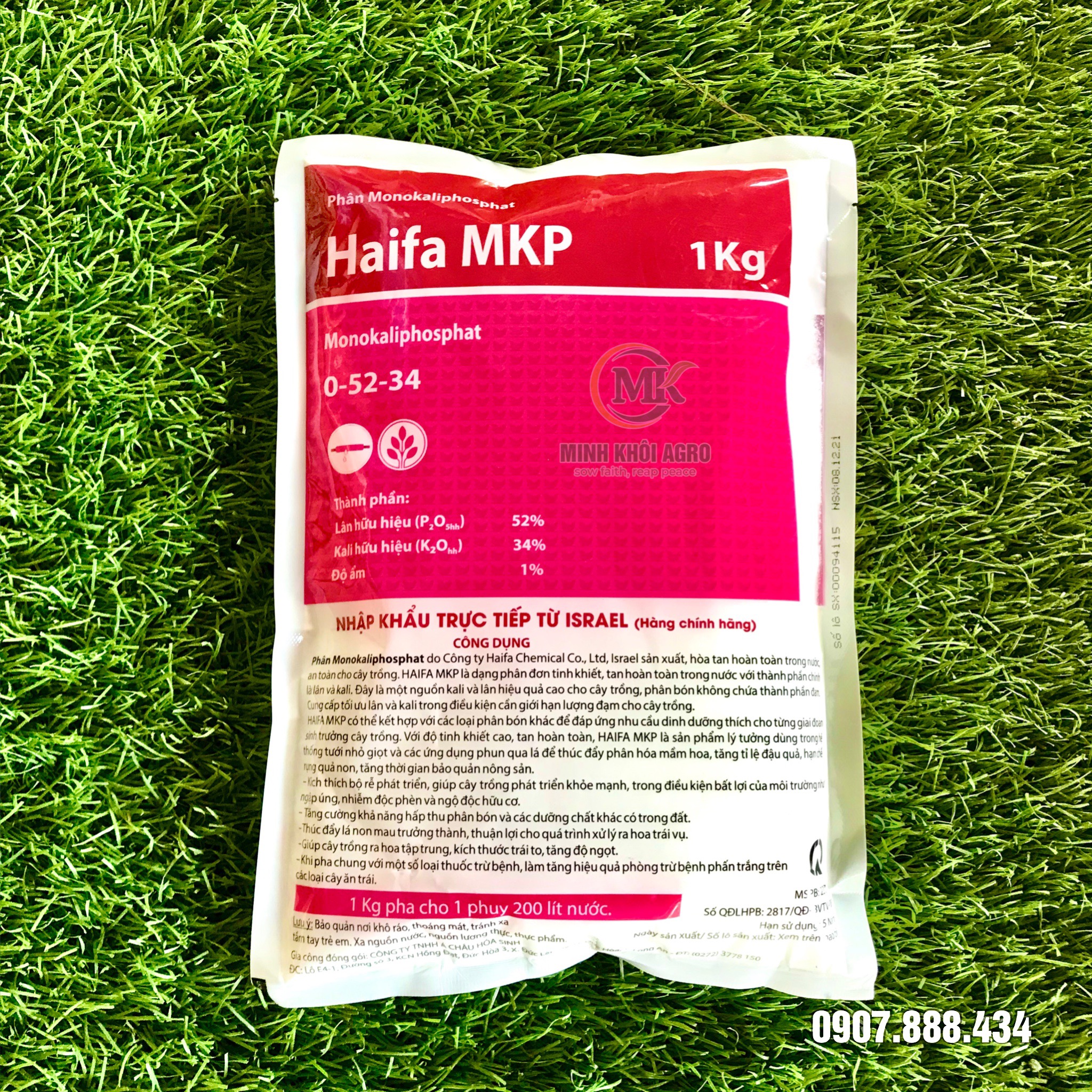 Phân bón lá Haifa MKP - Gói 1kg